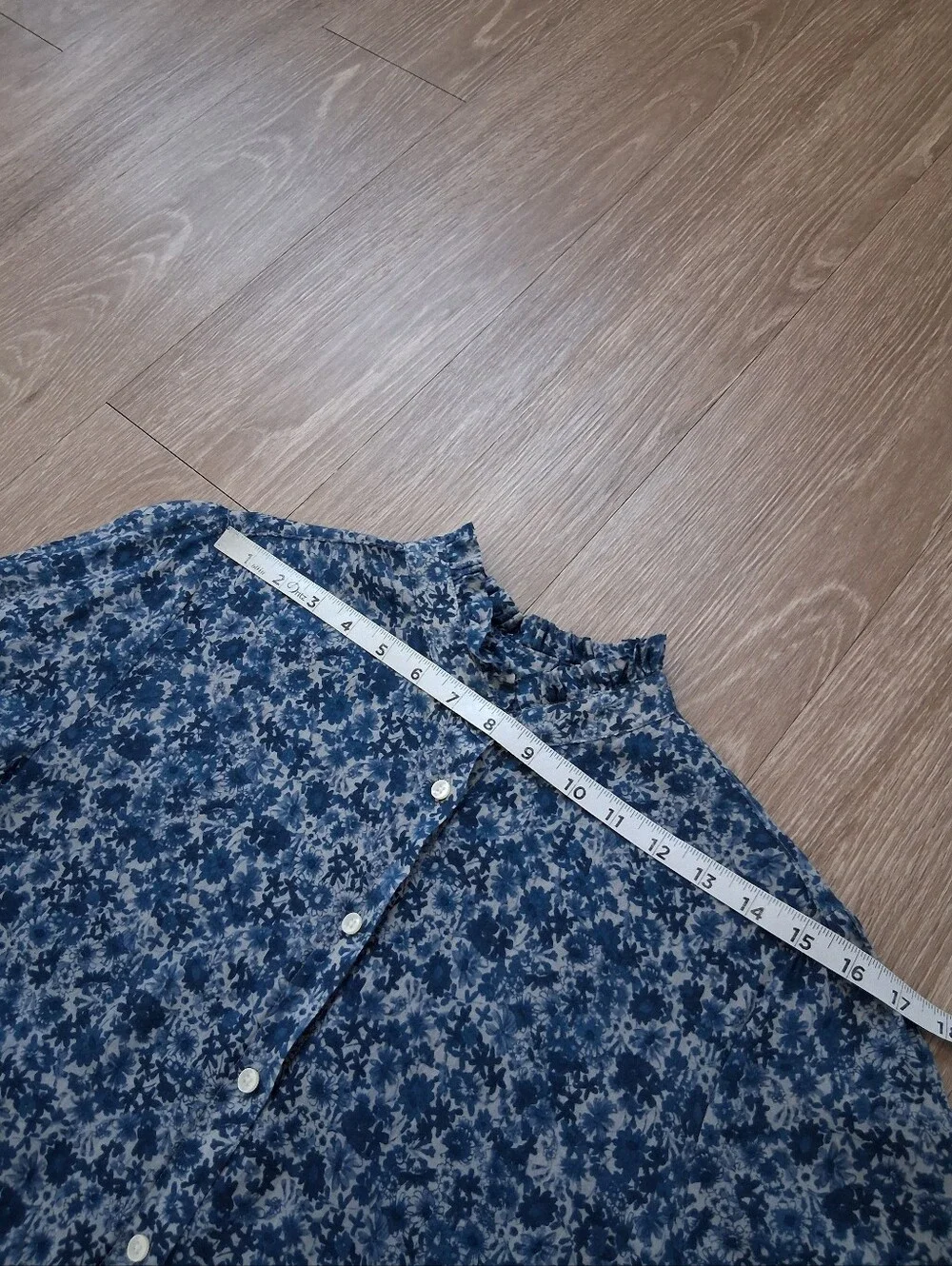 Trovata Birds Of Paradis Mamie Long Maxi Dress Indigo Floral - Picture 9 of 15